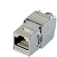 Datacom Keystone RJ45 STP CAT6A samořezný SILVER - Konektor