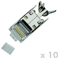 Datacom Plug STP CAT7(6A) 8p8c- RJ45 drát (10ks) - Konektor