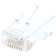 10-pack,Datacom RJ45, CAT6, UTP, 8p8c, nestíněný, skládaný, na licnu (lanko) - Konektor