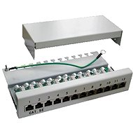 Patch panel Datacom CAT5E 12 portů - Patch panel