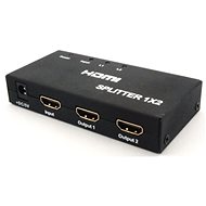 PremiumCord externí HDMI Splitter, 2x port HDMI 1.4 černý - Rozbočovač