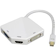 PremiumCord mini DisplayPort -> HDMI + DVI + VGA 1080p - Redukce