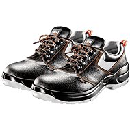 Bezpečnostní kožená obuv, kovová špička, kotniková - Pracovní obuv