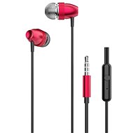 Dudao X2Pro sluchátka do uší 3,5mm mini jack, červené - Sluchátka