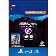 Ghost Recon Breakpoint - 5800 Ghost Coins - PS4 CZ Digital - Herní doplněk