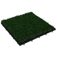 Tiles 30x30cm TRADER PP (9pcs) GREEN/BLACK - Lawn Edging