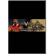 Sid Meier'Civilization V: Korea and Wonders of the Ancient World Combo Pack - Herní doplněk