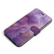 Mobiwear flip case for Samsung Galaxy S22 Plus - VP20S Purple Marble