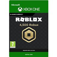 4,500 Robux for Xbox - Xbox One Digital - Gaming Accessory