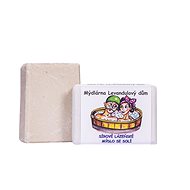 LEVANDULOVÝ DŮM Sírové lázeňské mýdlo se solí 120 g - Tuhé mýdlo