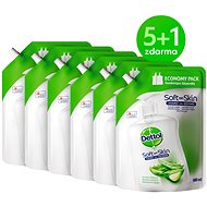 DETTOL Tekuté mýdlo Náhradní náplň Jemná aloe 500 ml 5+1 - Tekuté mýdlo