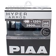 PIAA Hyper Arros 3900K H4 - o 120 procent vyšší svítivost, zvýšený jas - Autožárovka