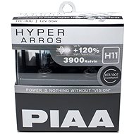PIAA Hyper Arros 3900K H11 - o 120 procent vyšší svítivost, zvýšený jas - Autožárovka