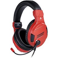BigBen PS4 Stereo-Headset v3 - červený - Herní sluchátka