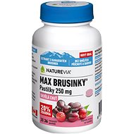 NatureVia Max brusinky pastilky 30+6 tablet - Brusinky
