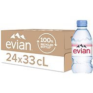 Evian přírodní minerální voda 24x 0,33l PET - Minerální voda