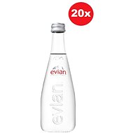 Evian přírodní minerální voda 20x 0,33l sklo - Minerální voda
