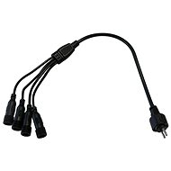 LED power cable - 1x double pin / 4x single pin, 35 cm - Power Cable