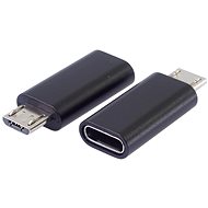 PremiumCord Adaptér USB-C konektor female - USB 2.0  Micro-B/male - Redukce