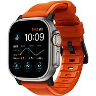 Nomad Rugged Strap Orange/Black Apple Watch  42/44/45/Ultra 49mm - Řemínek