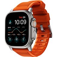 Nomad Rugged Strap Orange/Silver Apple Watch  42/44/45/Ultra 49mm - Řemínek