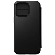 Nomad Leather MagSafe Folio Black iPhone 14 - Pouzdro na mobil