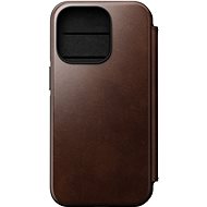 Nomad Leather MagSafe Folio Brown iPhone 14 Pro - Pouzdro na mobil