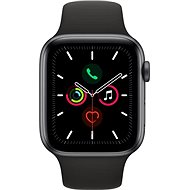 Služba Alza NEO: Wearables Apple Watch Series 5 44mm Vesmírně šedý hliník s černým sportovním řemínk - Služba