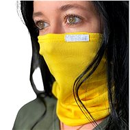 NANO šátek multifunkční s kapsou na filtr žlutá - Scarf with membrane