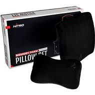 Bederní opěrka Nitro Concepts Memory Foam Cushion Set, černá/černá