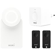 NUKI Smart Lock 3.0 +  Bridge bílý + 2xFob - Chytrý zámek