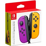 Nintendo Switch Joy-Con ovladače Neon Purple/Neon Orange - Gamepad