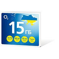 SIM karta O2 Předplacená karta GO Ukrajina 15 GB
