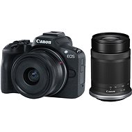 Canon EOS R50 černá + RF-S 18-45mm f/4.5-6.3 IS STM + RF-S 55-210mm f/5-7.1 IS STM - Digitální fotoaparát