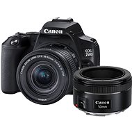 Canon EOS 250D černý +  EF-S 18-55 mm f/4-5.6 IS STM + EF 50 mm f/1.8 STM - Digitální fotoaparát