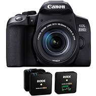 Canon EOS 850D +  EF-S 18-55 mm + Rode Wireless GO II - Digitální fotoaparát