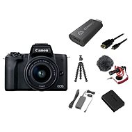 Canon EOS M50 Mark II černý - Premium Live Stream Kit - Digitální fotoaparát