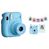 Fujifilm instax mini 11 Sky Blue + mini 11 ACC kit Sky Blue - Instantní fotoaparát