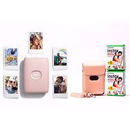 Fujifilm instax mini Link 2 Soft Pink + Link Case Pink Bundle - Mobilní tiskárna