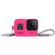 GoPro Sleeve + Lanyard (HERO8 Black) neonově růžový - Pouzdro na kameru