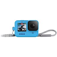 GoPro Obal + šňůrka (modrý) (Sleeve + Lanyard Blue) - Pouzdro na kameru