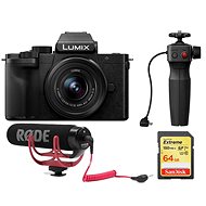 Panasonic LUMIX G100 + Lumix G Vario 12-32 mm f/3,5-5,6 ASPH. Mega O.I.S. + stativ DMW-SHGR1 - Vlogg - Digitální fotoaparát