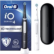 Oral-B iO Series 4 Duo Black/White magnetické zubní kartáčky - Elektrický zubní kartáček