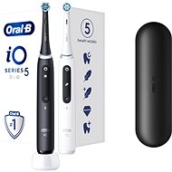Oral-B iO Series 5 Duo Black/White magnetické zubní kartáčky - Elektrický zubní kartáček
