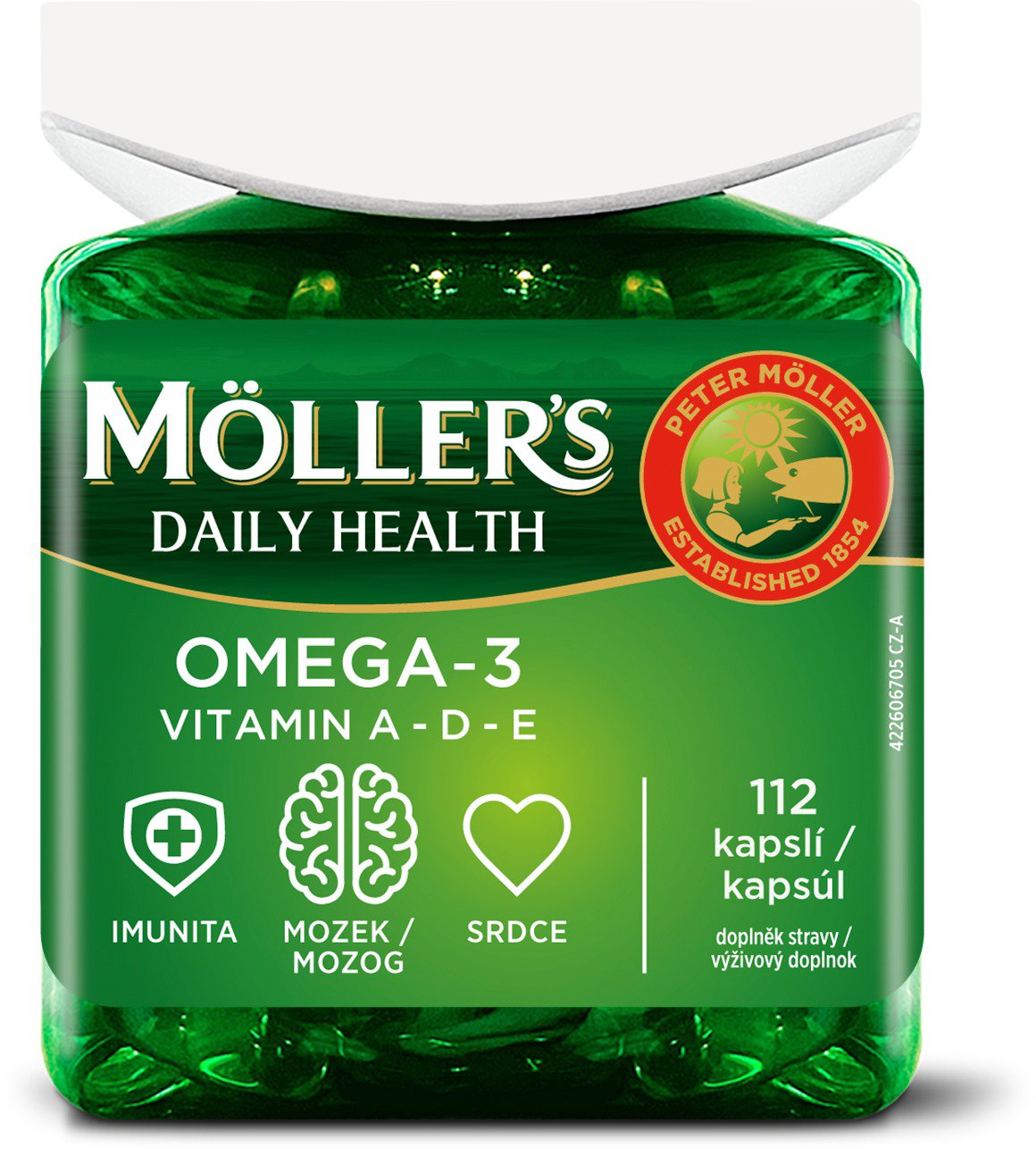 Möllers Omega 3 Double 112 kapslí - Omega 3