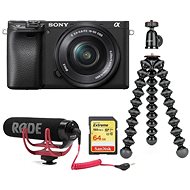 Sony Alpha A6400 + 16-50mm, Black, Vlogger Kit - Digital Camera