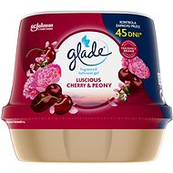 GLADE vonný gel do koupelny - Luscious Cherry & Peony 180g - Osvěžovač vzduchu