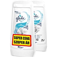 GLADE Gel Pure Clean Linen Duopack 2× 150 g - Osvěžovač vzduchu
