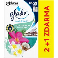 GLADE Touch& Fresh refill Exotic Tropical Blossoms 3× 10 ml - Osvěžovač vzduchu