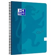 Zápisník OXFORD Nordic Touch A4+, 70 listů, čtverečkovaný, modrý